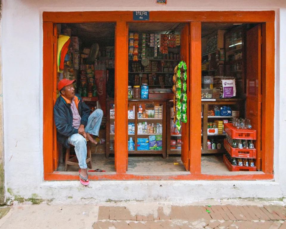 Quầy rau củ quả tươi